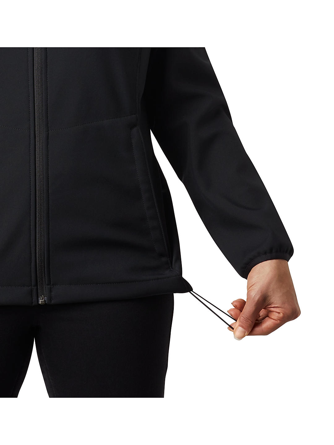 Columbia Womens Black  Kruser Ridge II Softshell Water and Wind Resistant Jacket