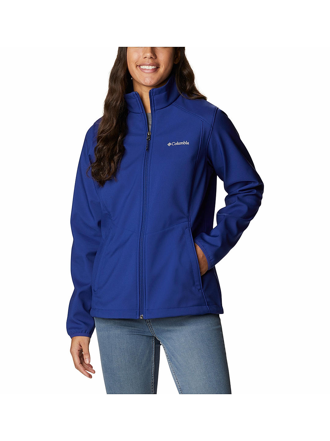 Columbia Womens Blue  Kruser Ridge II Softshell Water and Wind Resistant Jacket