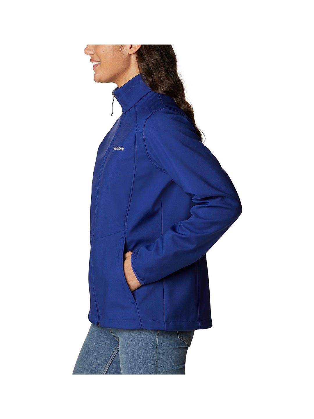 Columbia Womens Blue  Kruser Ridge II Softshell Water and Wind Resistant Jacket