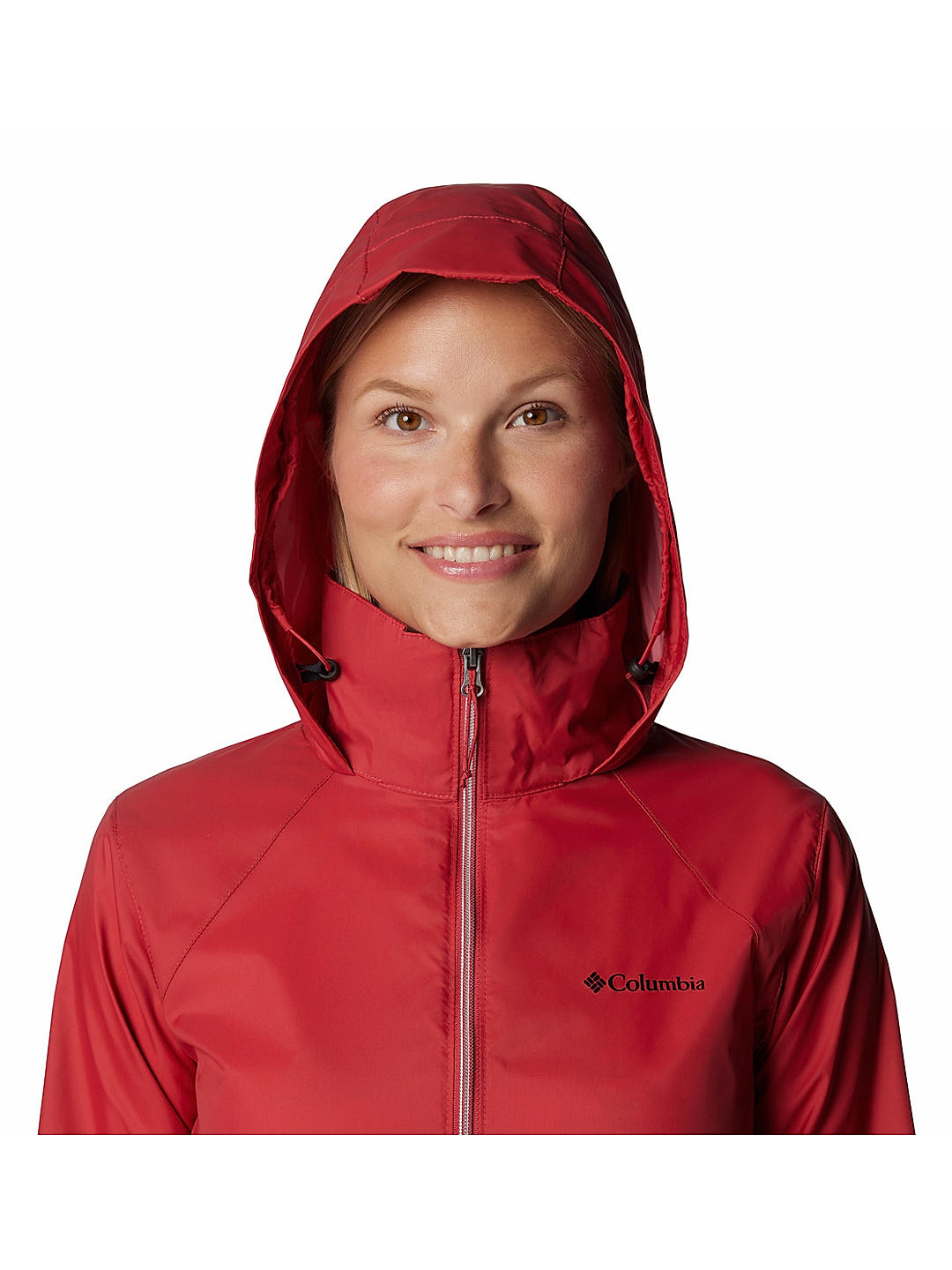 Columbia Womens Red Omni-Shield Switchback IV Water Repellent Jacket