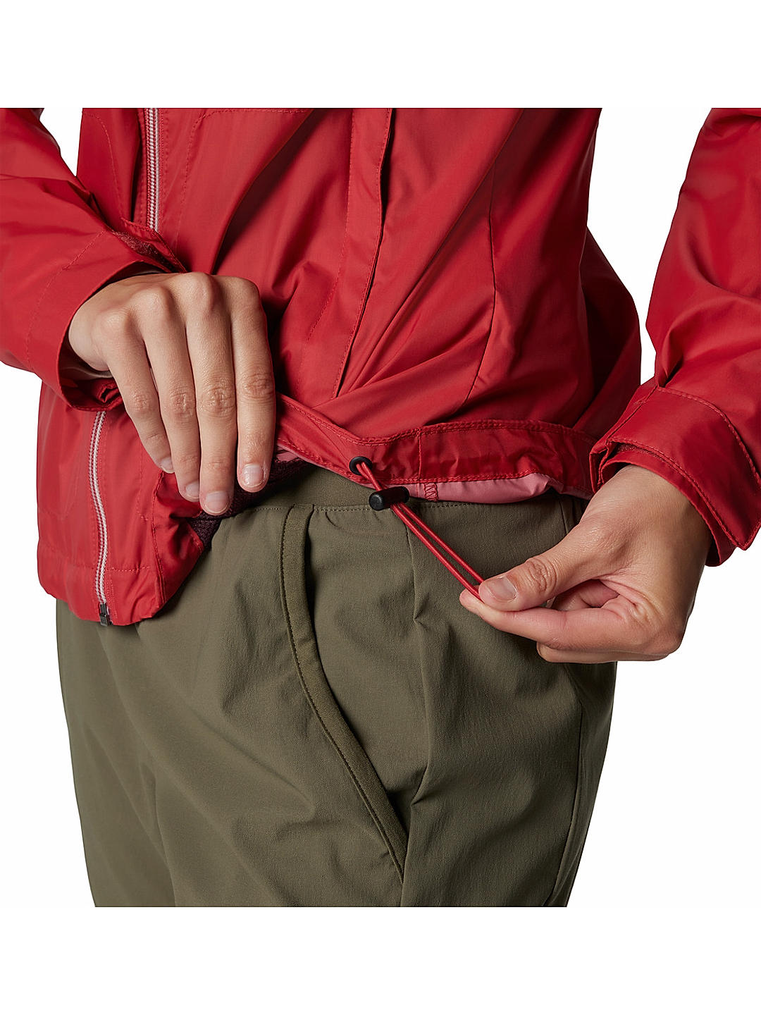 Columbia Womens Red Omni-Shield Switchback IV Water Repellent Jacket