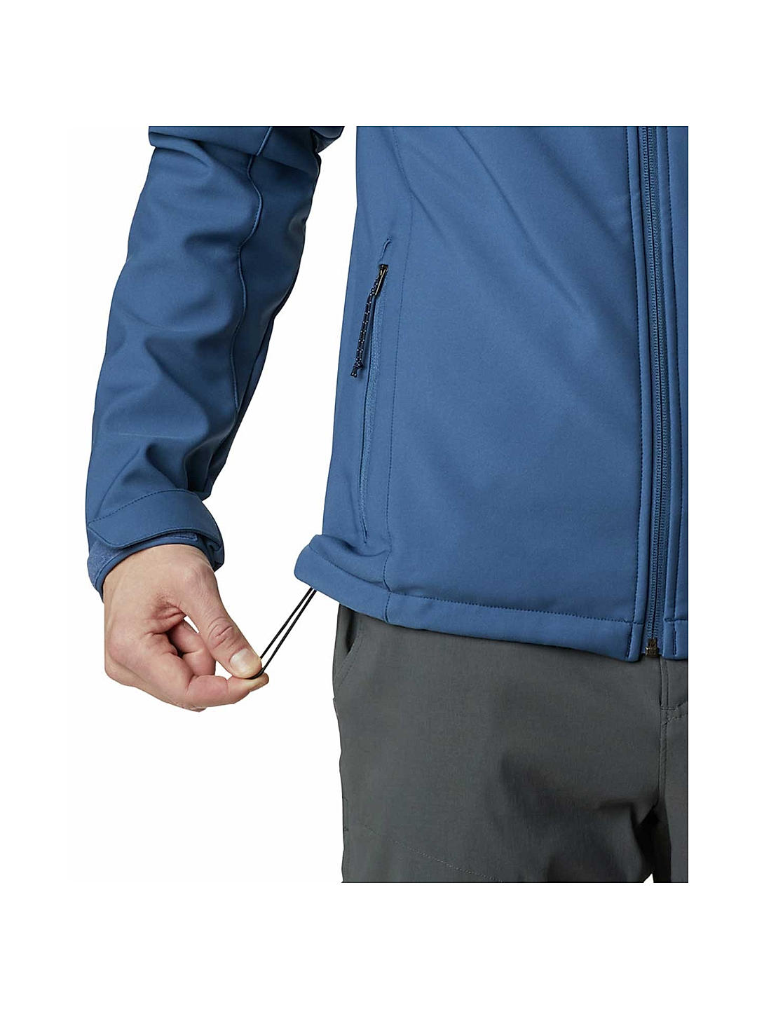 Columbia Mens Blue  Cascade Ridge II Softshell Water and Wind Resistant Jacket