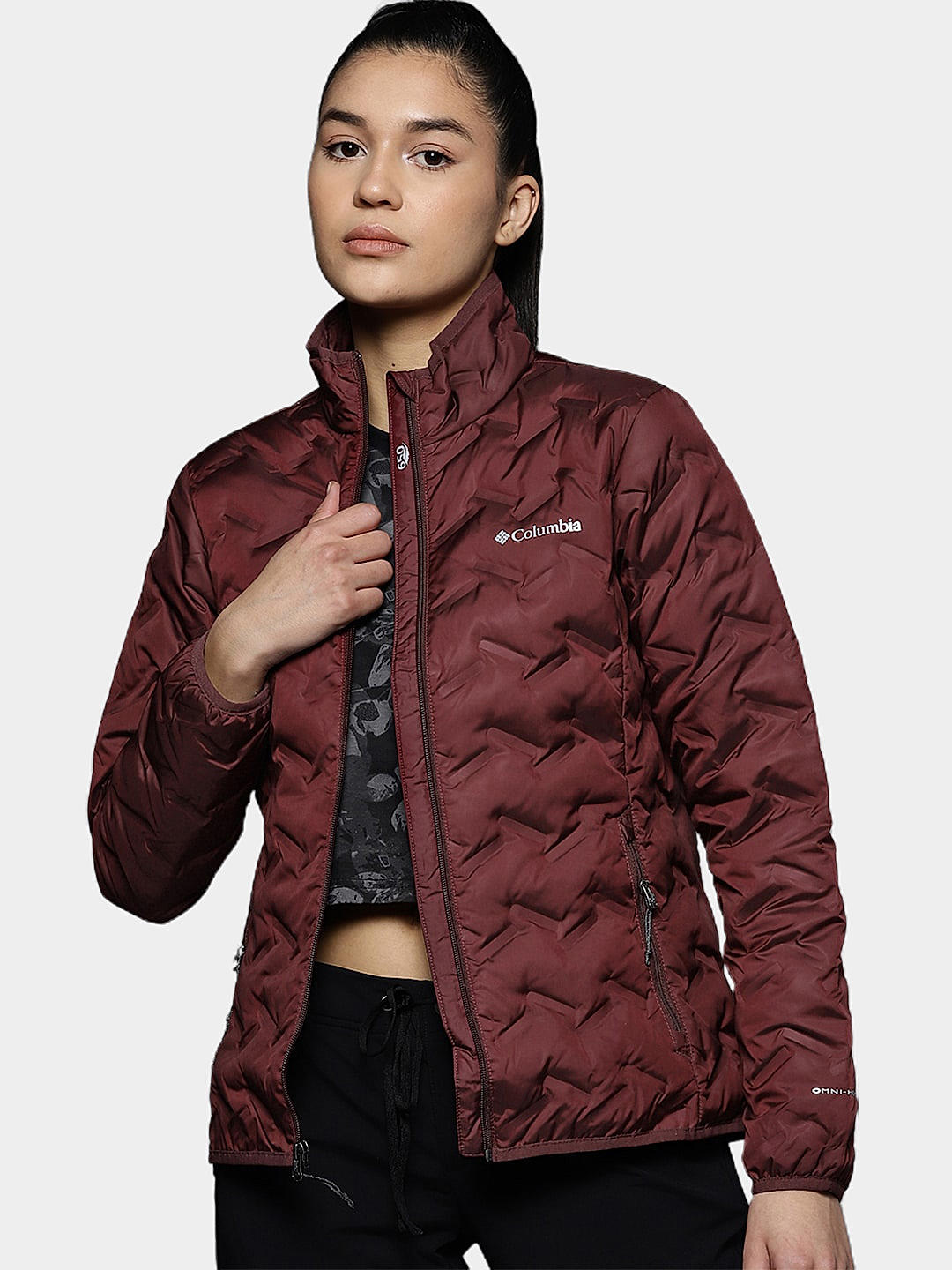 Maroon columbia jacket clearance