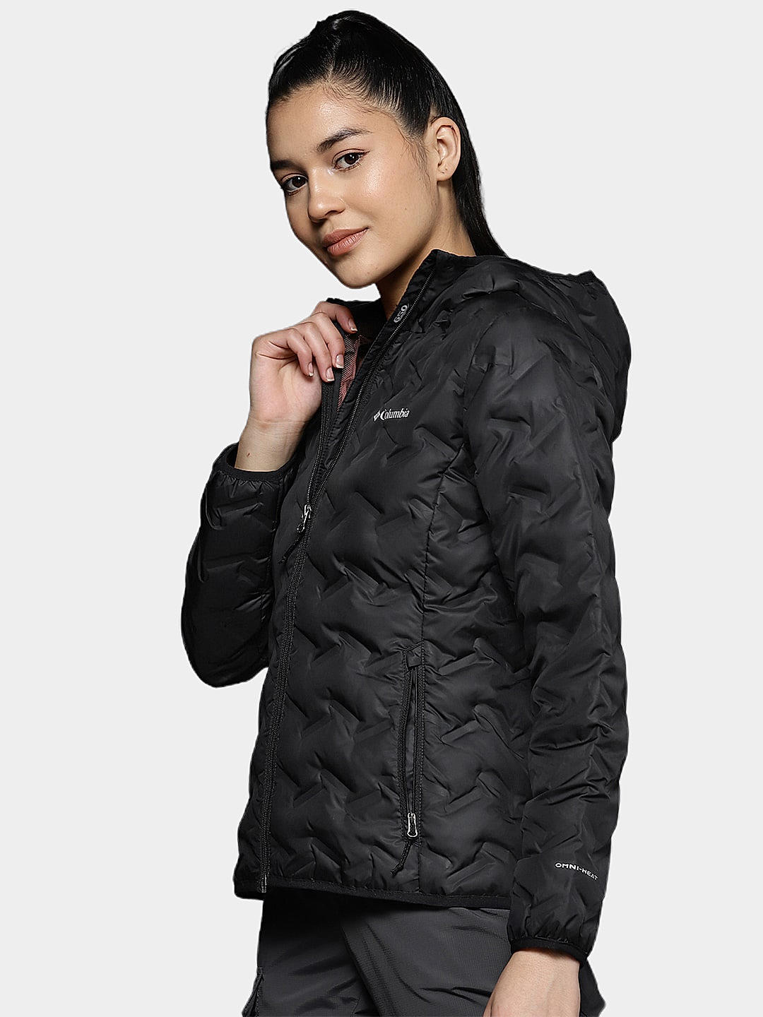 Women's black columbia omni heat jacket on sale