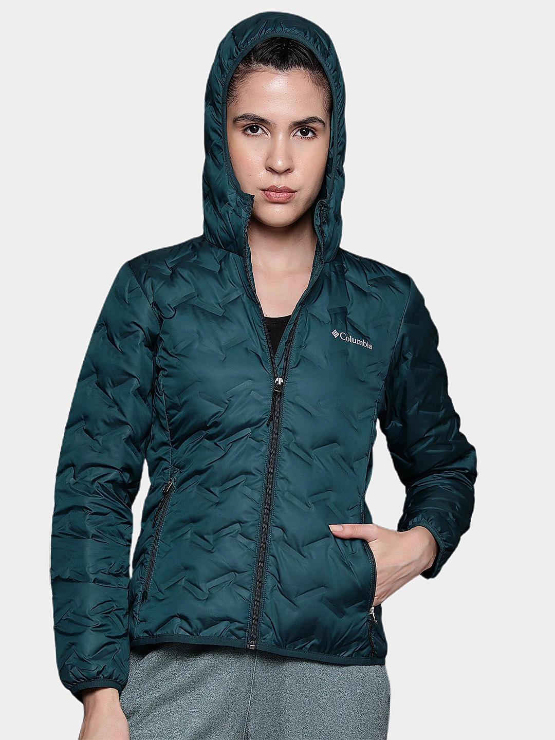 Buy Blue Delta Ridge Down Hooded Jacket for Women Online at Columbia Sportswear 518144