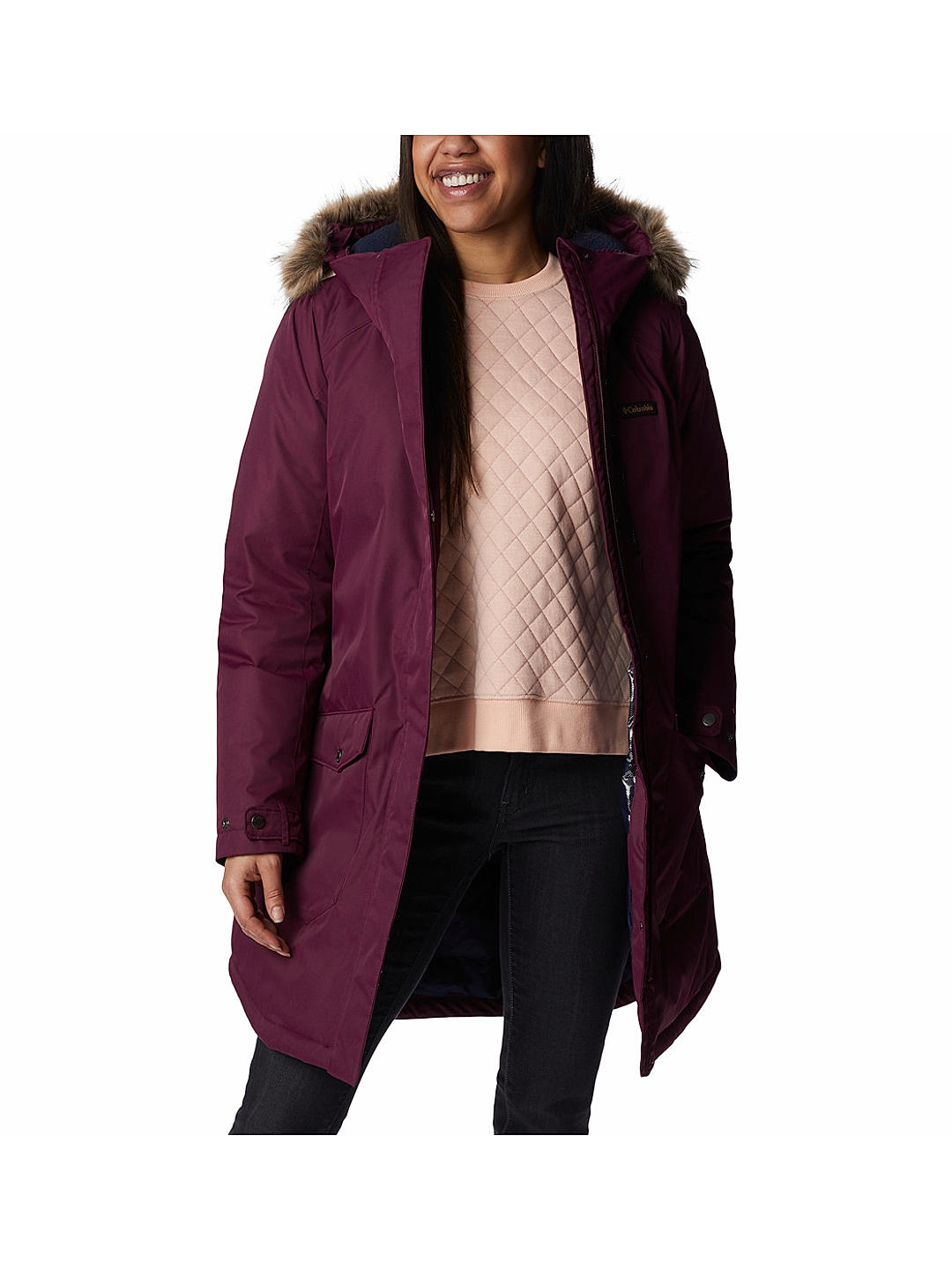 Buy Red Suttle Mountain Long Insulated Jacket for Women Online at Columbia Sportswear 488358