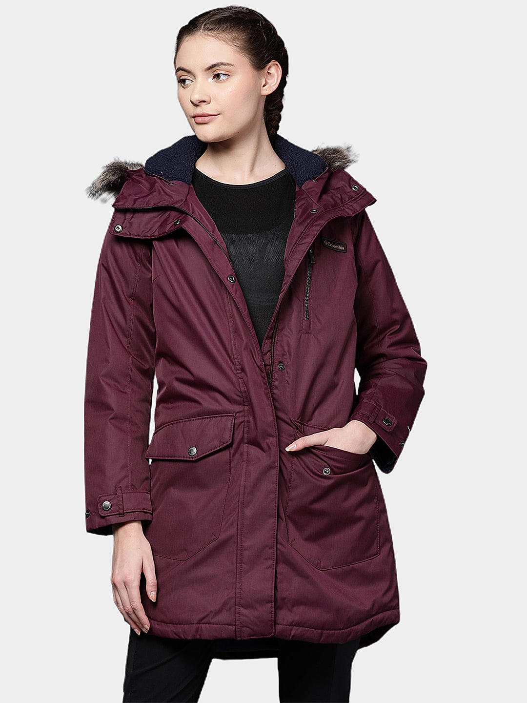 Maroon columbia jacket deals