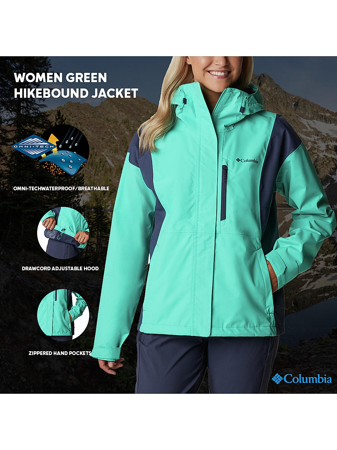 Columbia omni tech women's jacket sales
