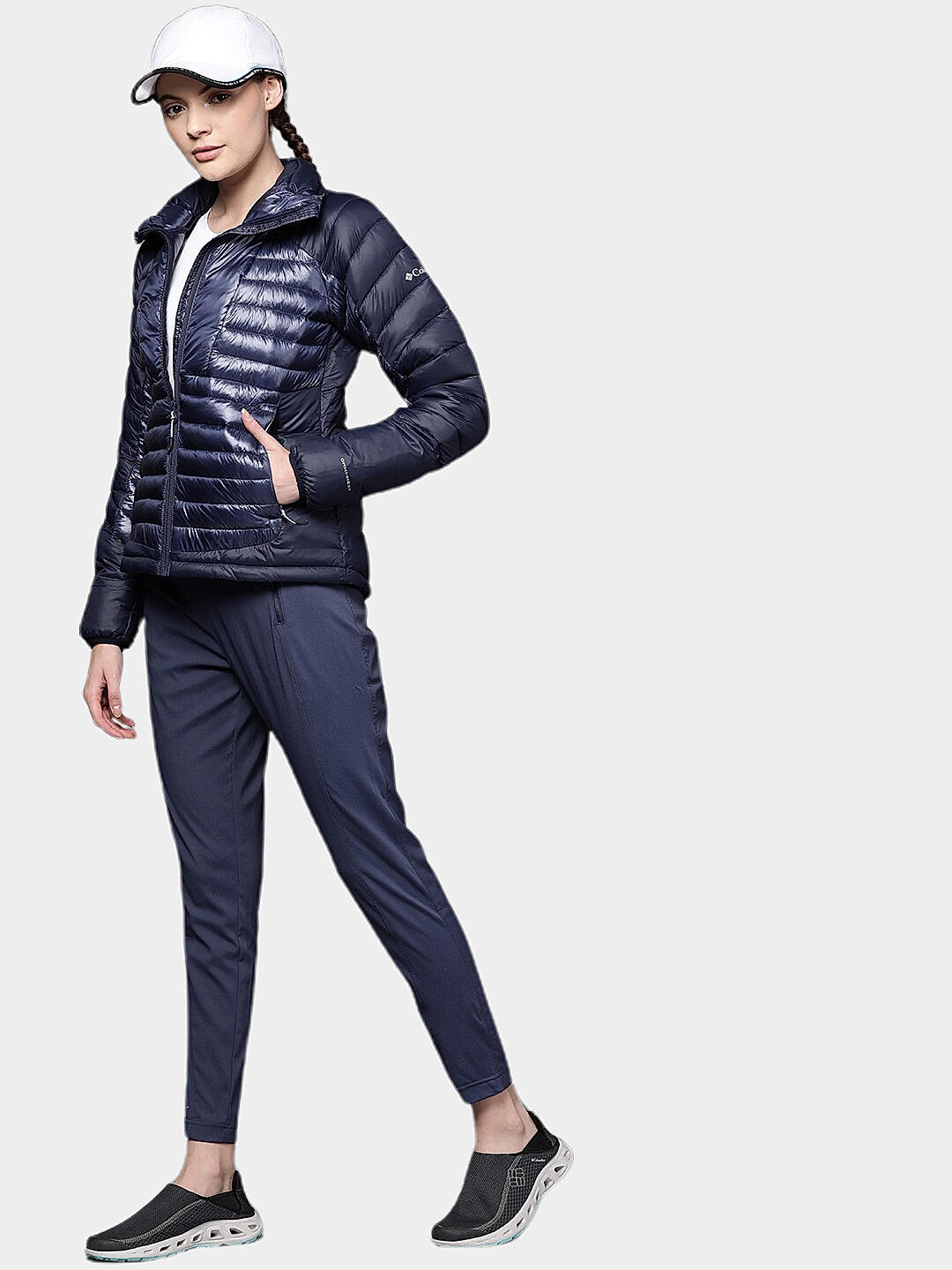 Columbia Womens Blue Omni-Heat Infinity Labyrinth Loop Jacket