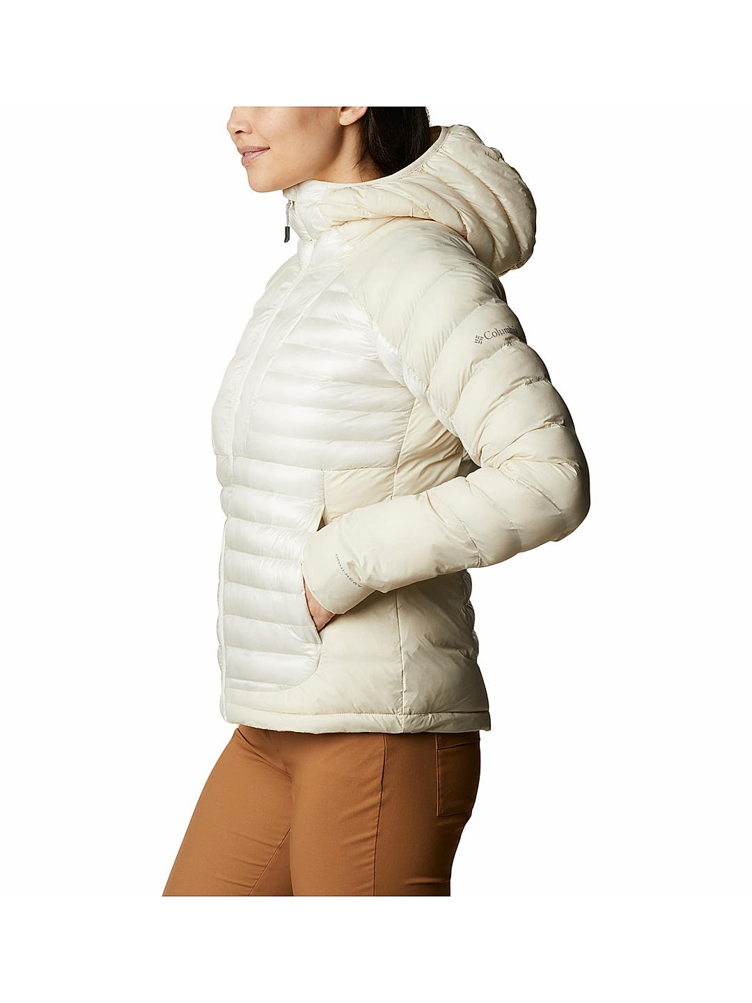 Columbia Womens White Omni-Heat Infinity Labyrinth Loop Jacket