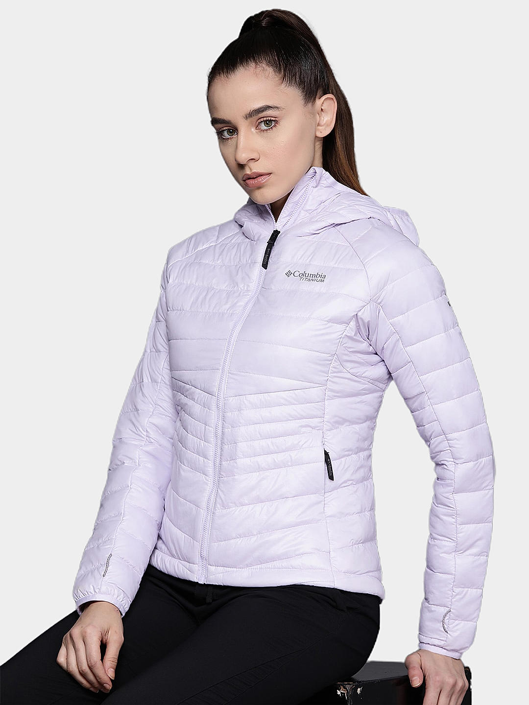 Columbia titanium women's jacket omni heat clearance