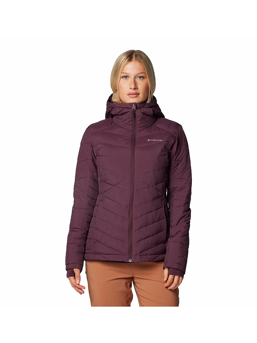 Columbia omni heat purple jacket hotsell