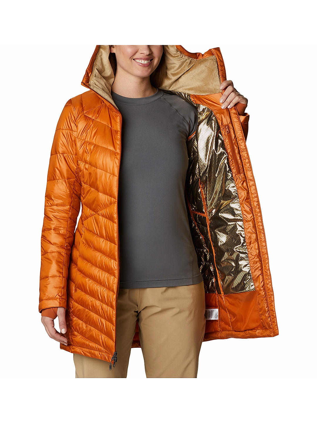 Buy Orange Joy Peak Mid Jacket for Women Online at Columbia Sportswear 488376
