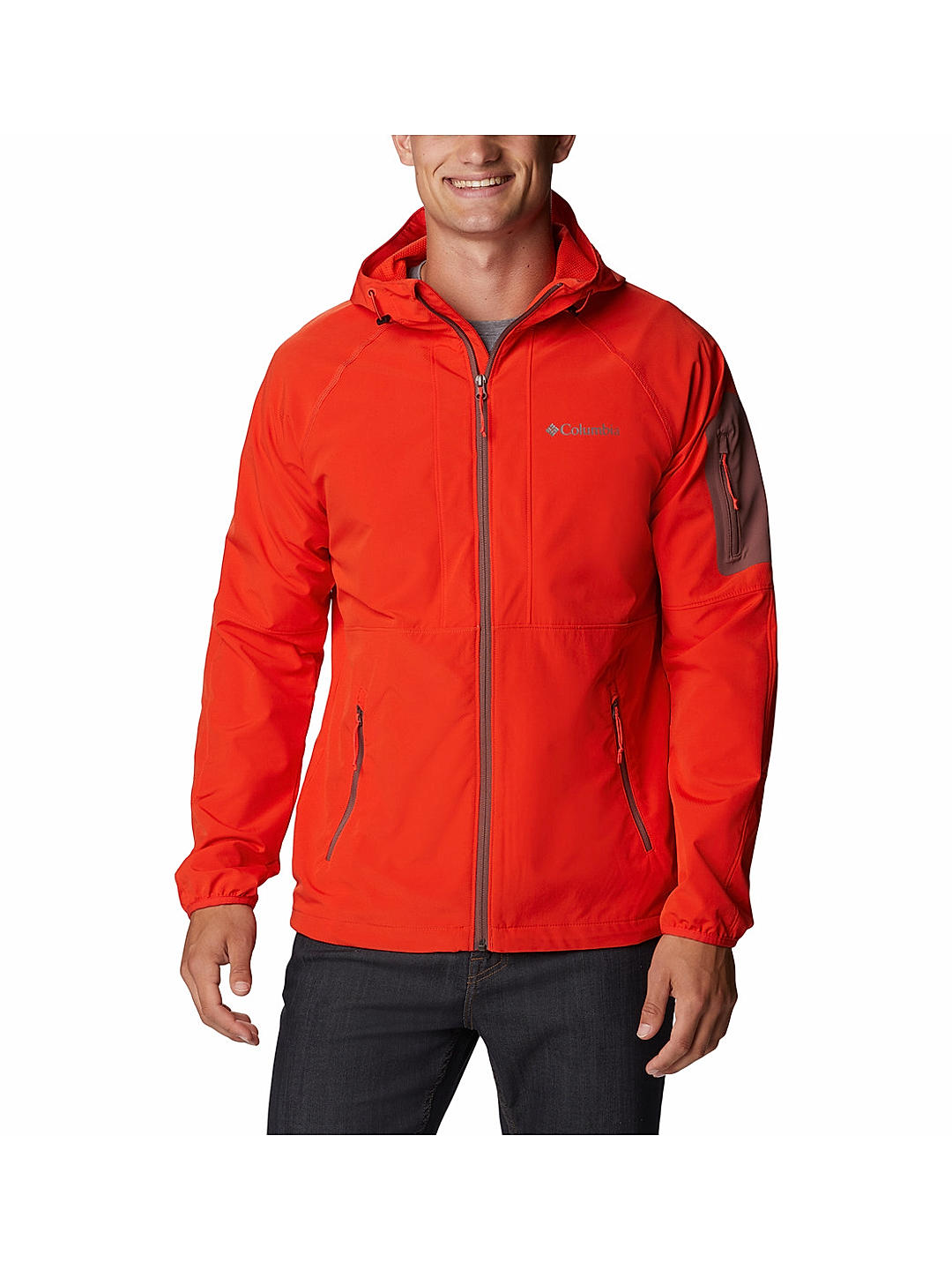 Buy Orange Tall Heights Hooded Softshell for Men Online at Columbia Sportswear 500818