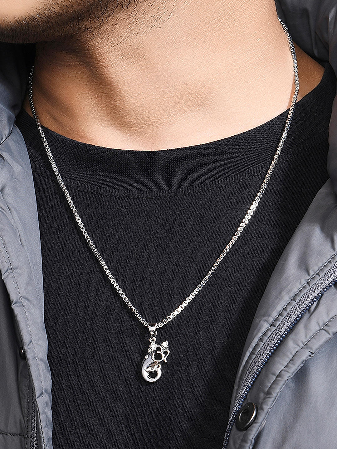 Ganesh pendant silver online