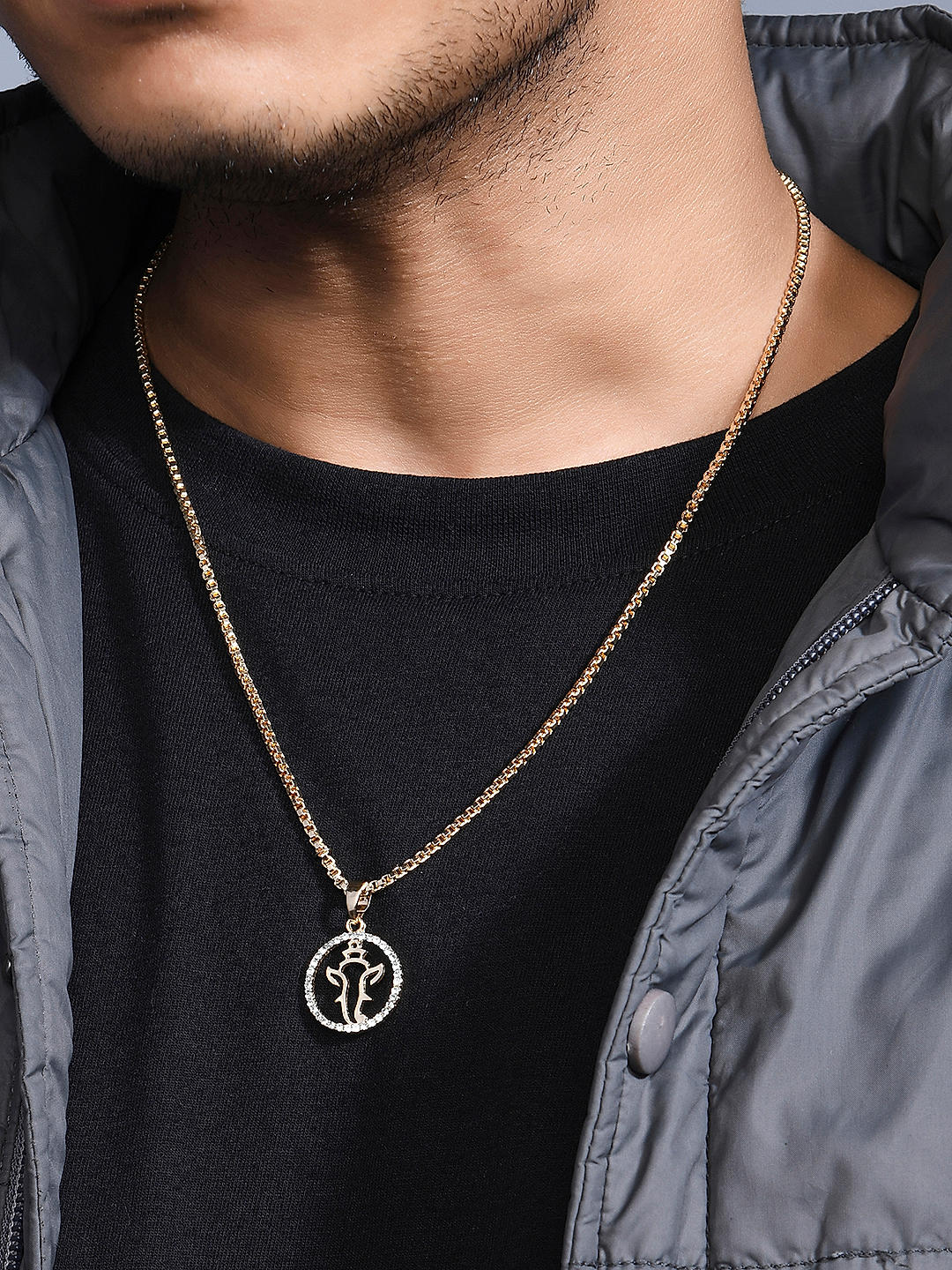 Gold ganesh pendant price outlet