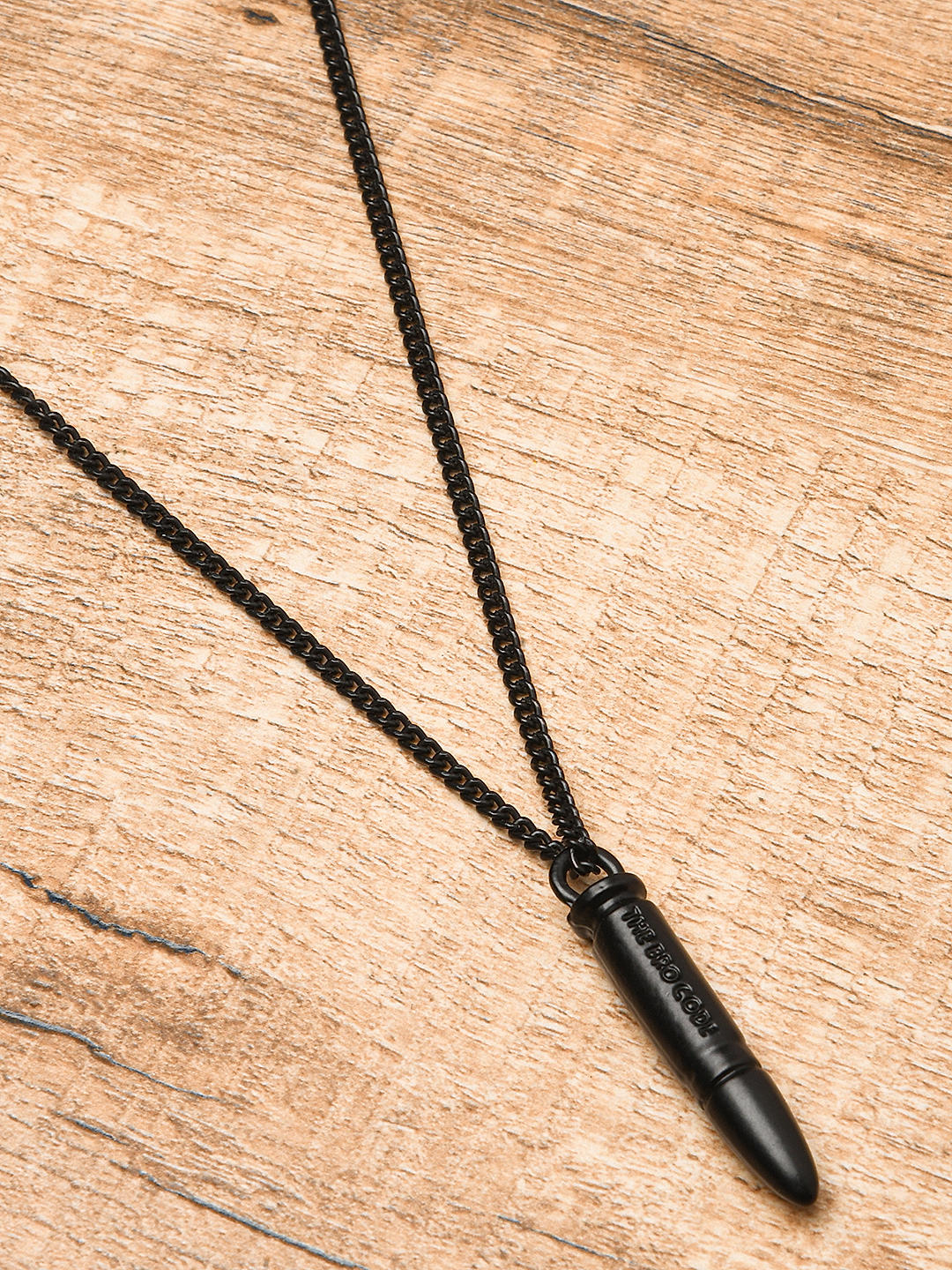 Black bullet necklace on sale