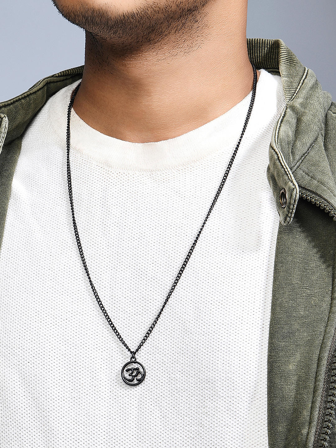 Om necklace mens sale