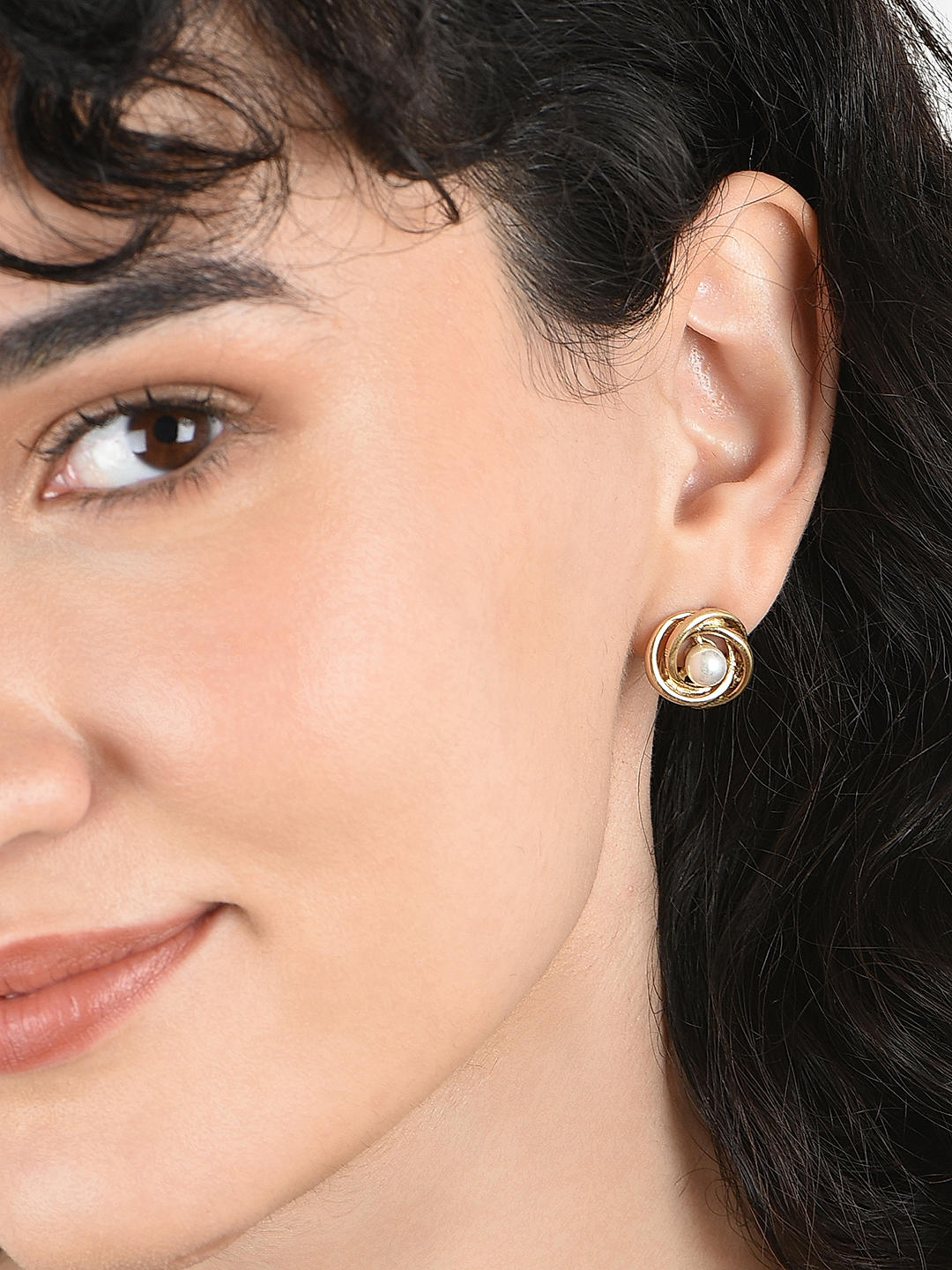 Casual stud earrings clearance