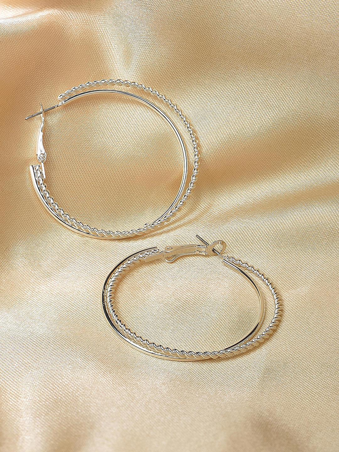 Round ring earrings new arrivals