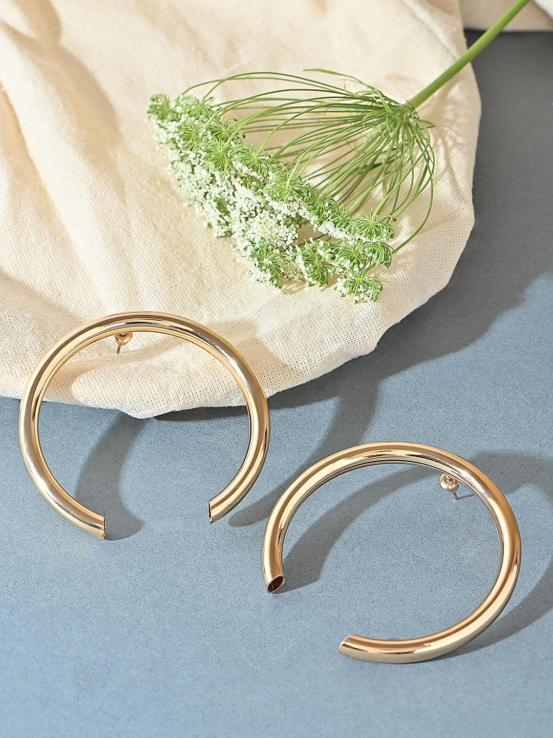 Half moon drop earrings hot sale