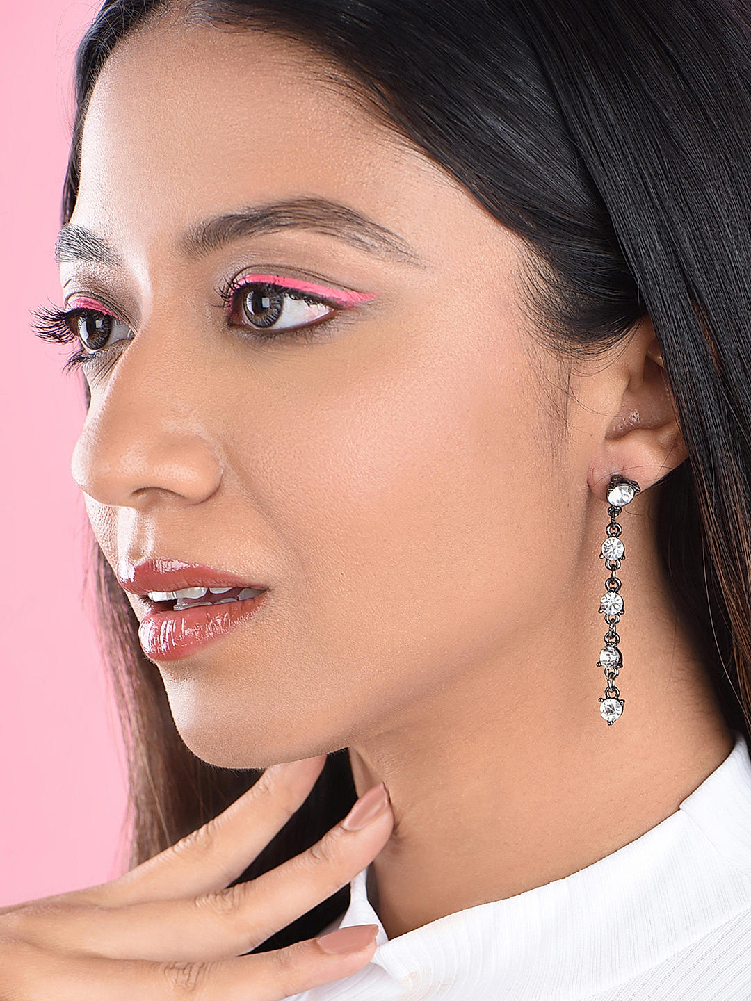 Cz jewellery earrings with price store