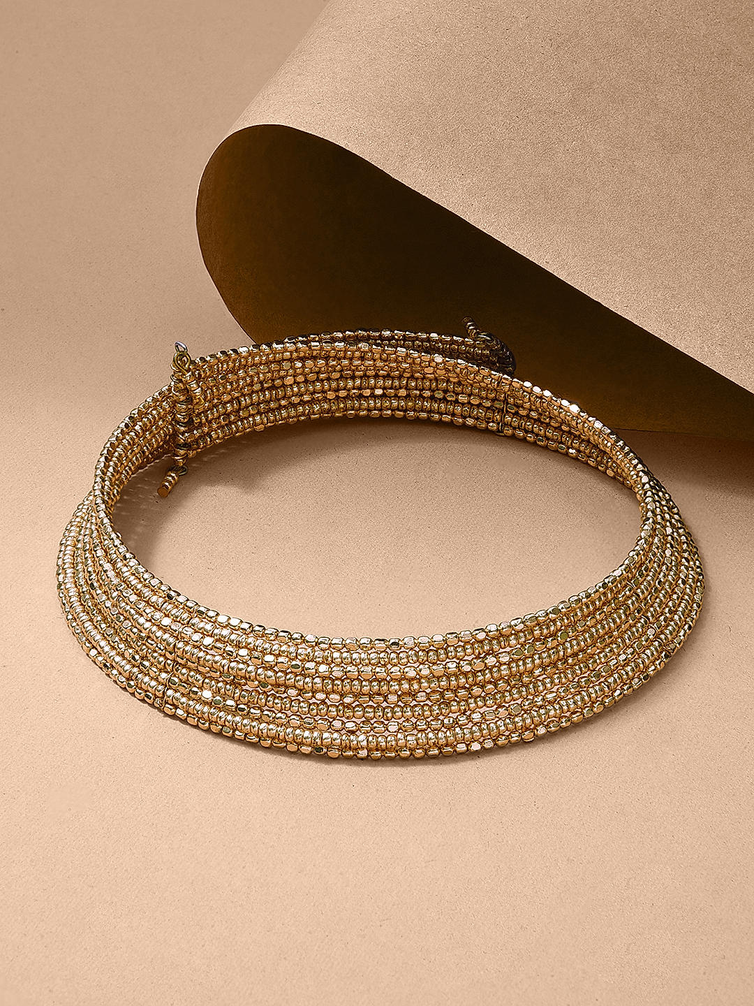 Gold neck cuff choker on sale