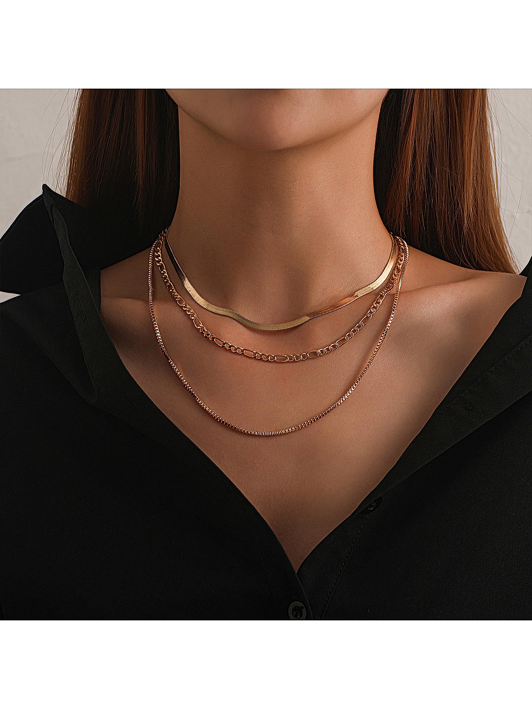 Statement chain necklace shop