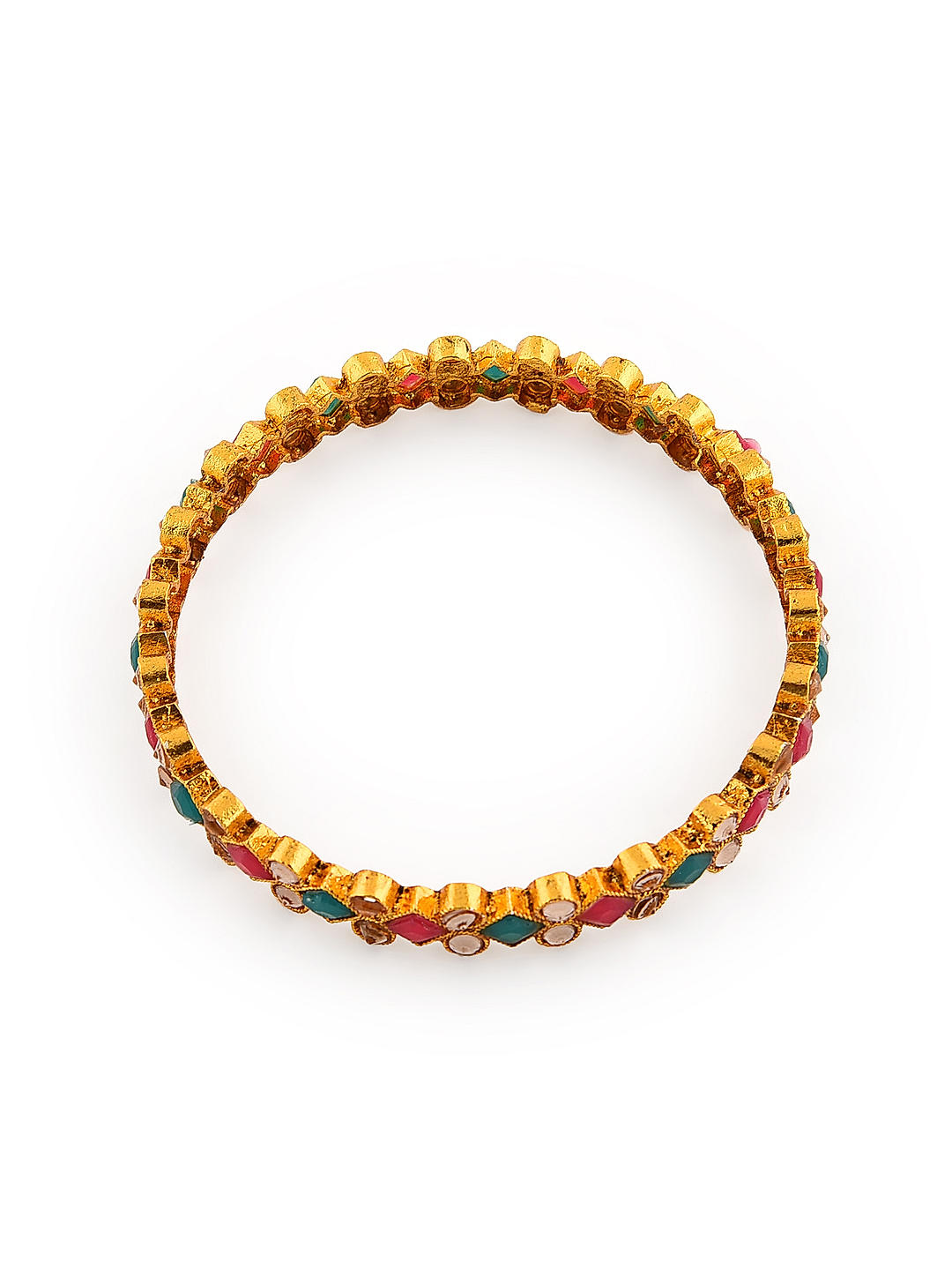 Gold ruby bangles with price clearance