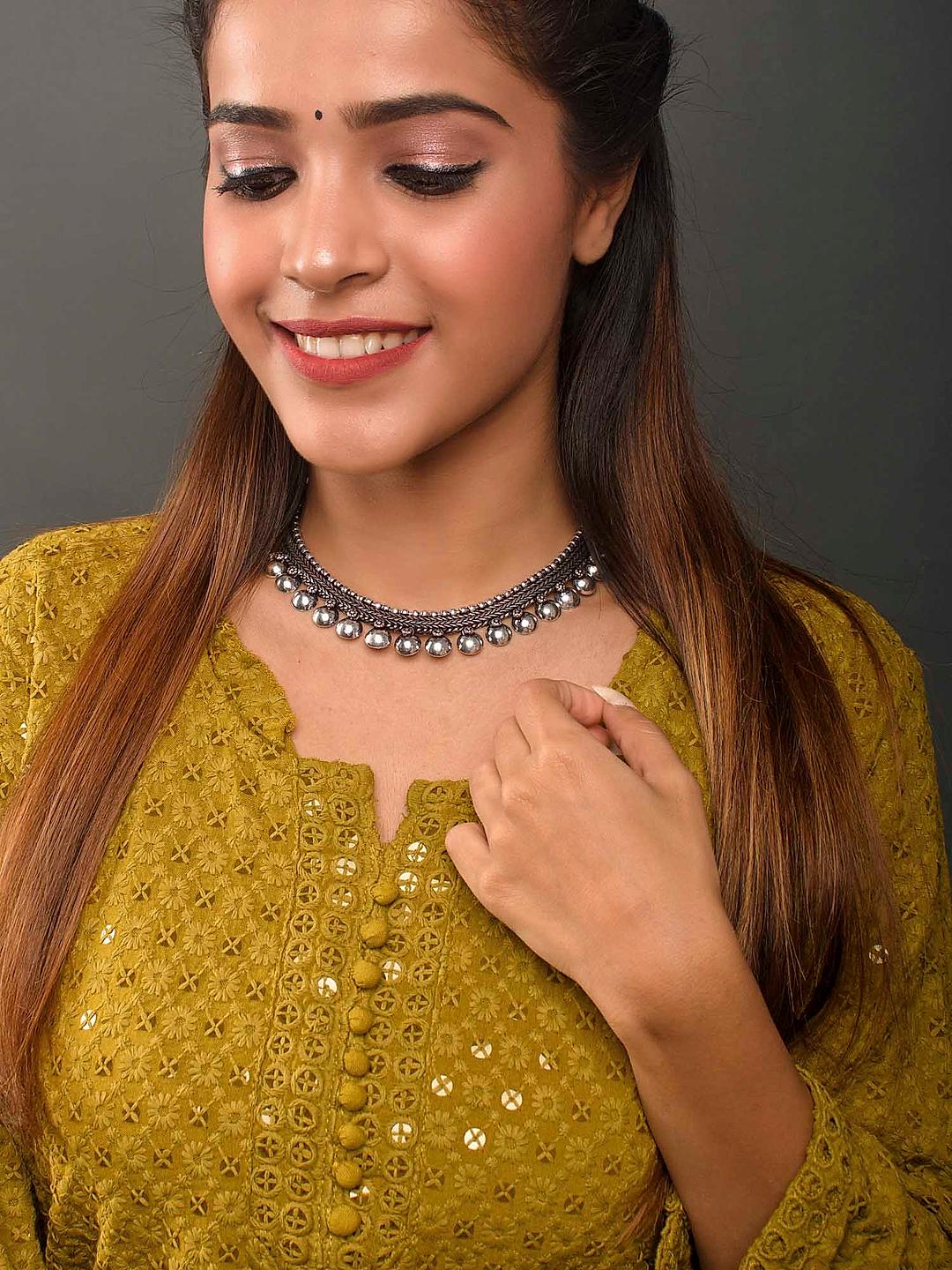 Shop Online Fida Ethnic Choker Necklace Best Price