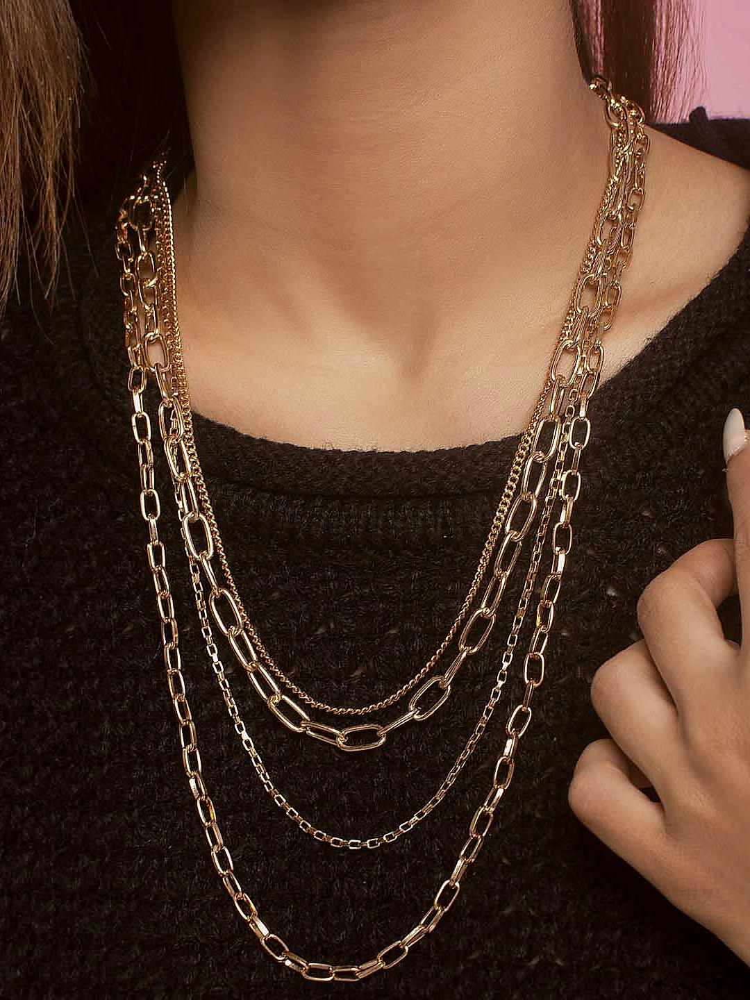 Shop Now collection of Layered Necklace Best Price