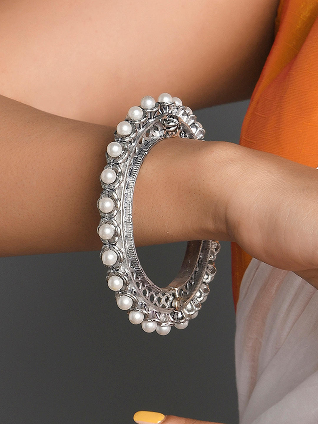 Pearl kada bangles store