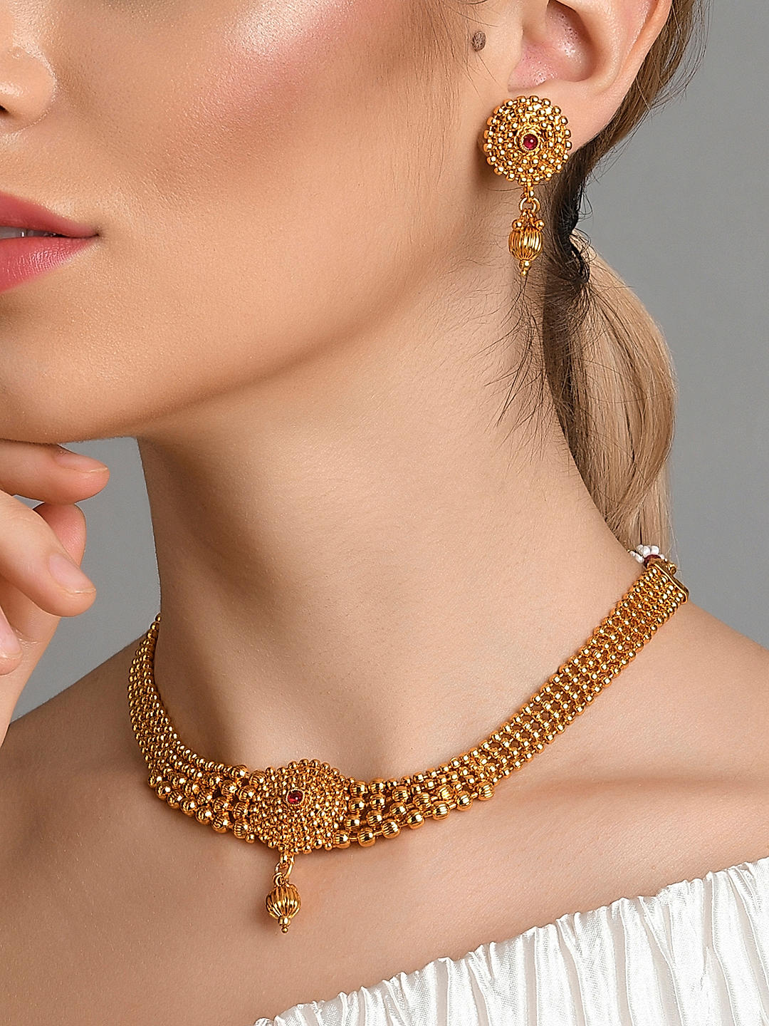 Shop Online Fida Necklace And Earring Set Best Price