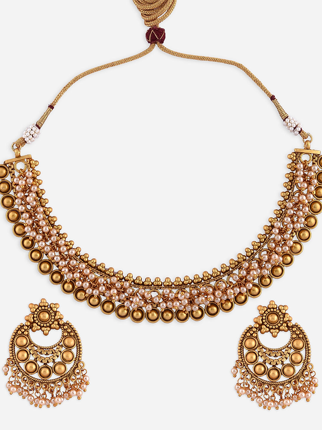 White metal jewellery set outlet