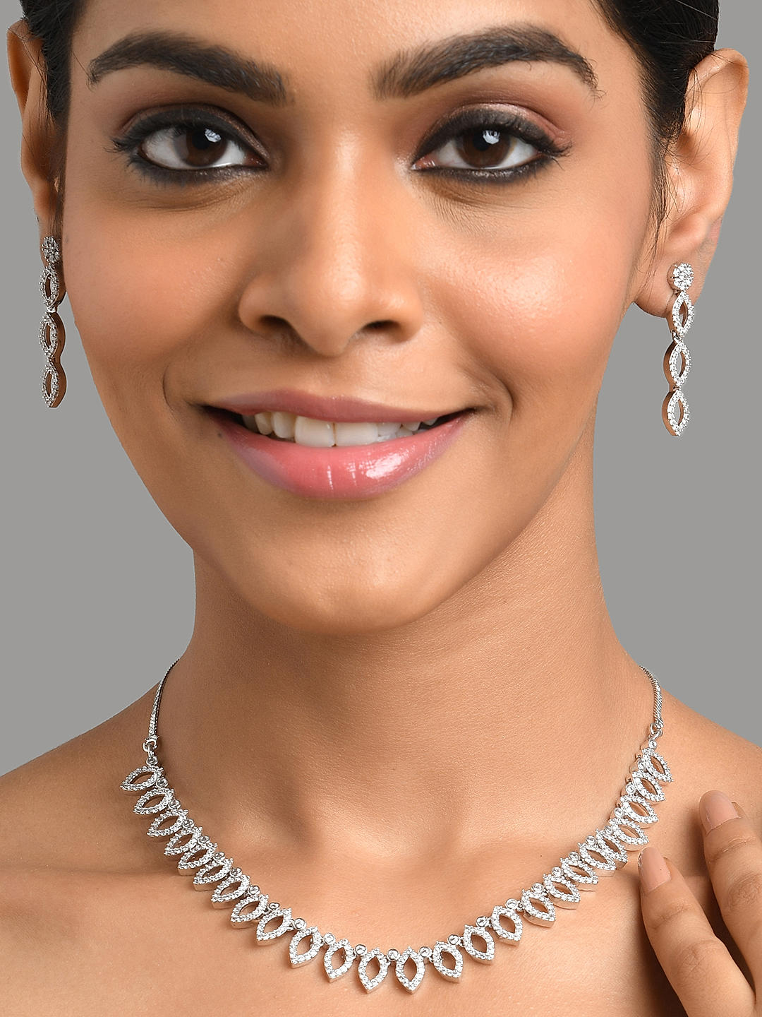 Simple jewellery set for saree discount
