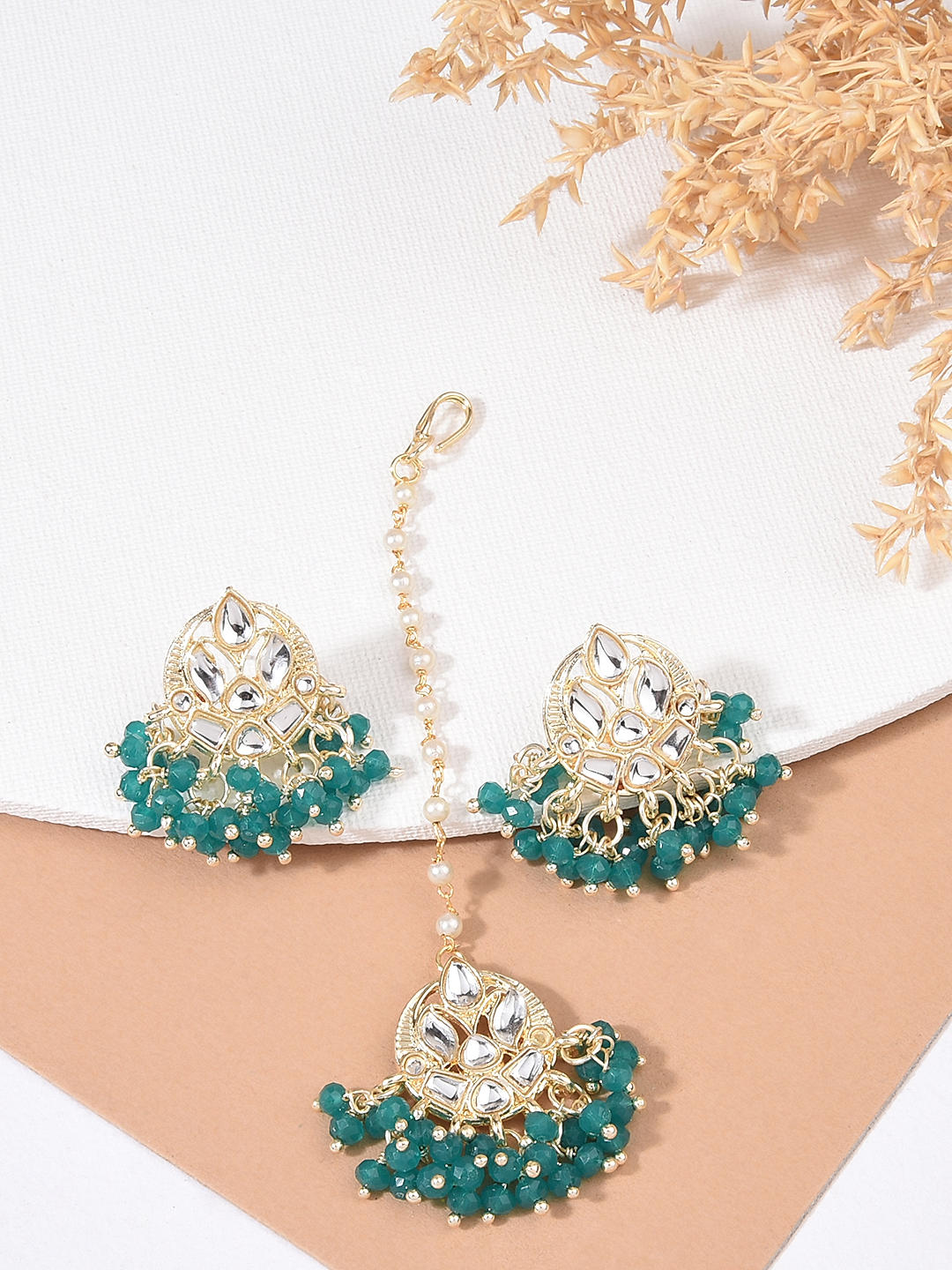 Shop Online Fida Earring And Maang Tikka Best Price