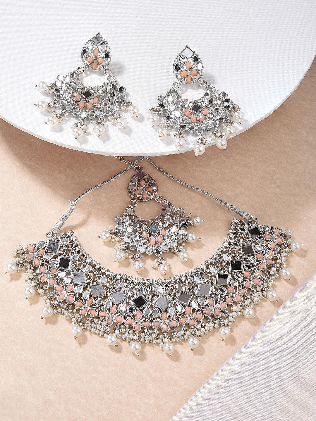 Shop Fida Necklace Maang Tikka EarringSet Best Price