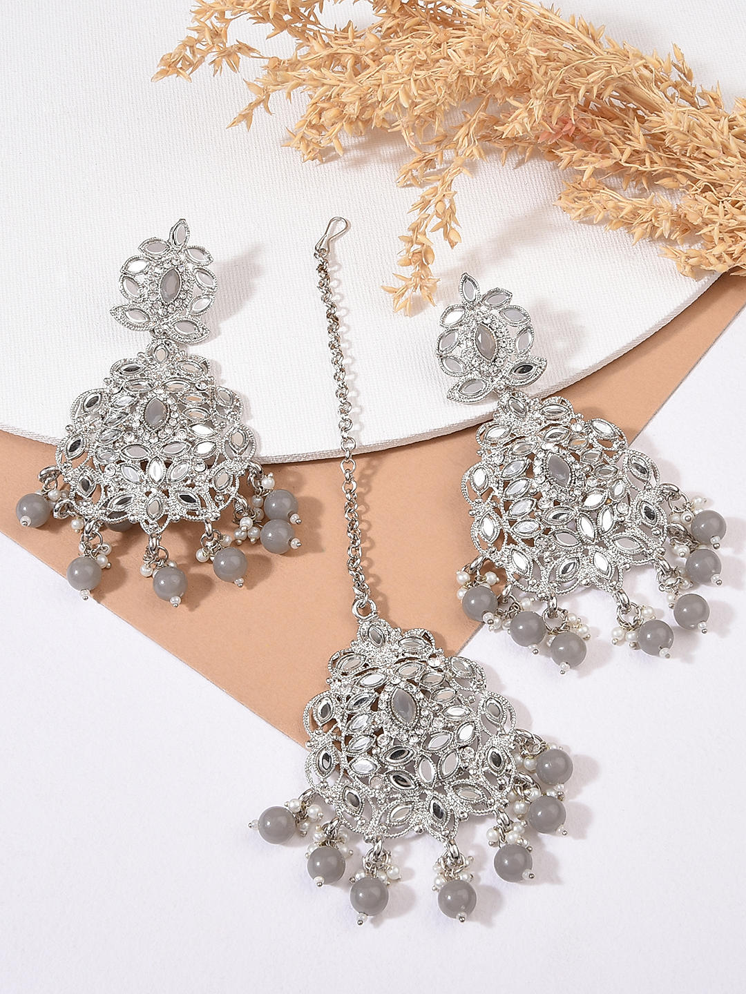 Shop Online Fida Earring And Maang Tikka Best Price