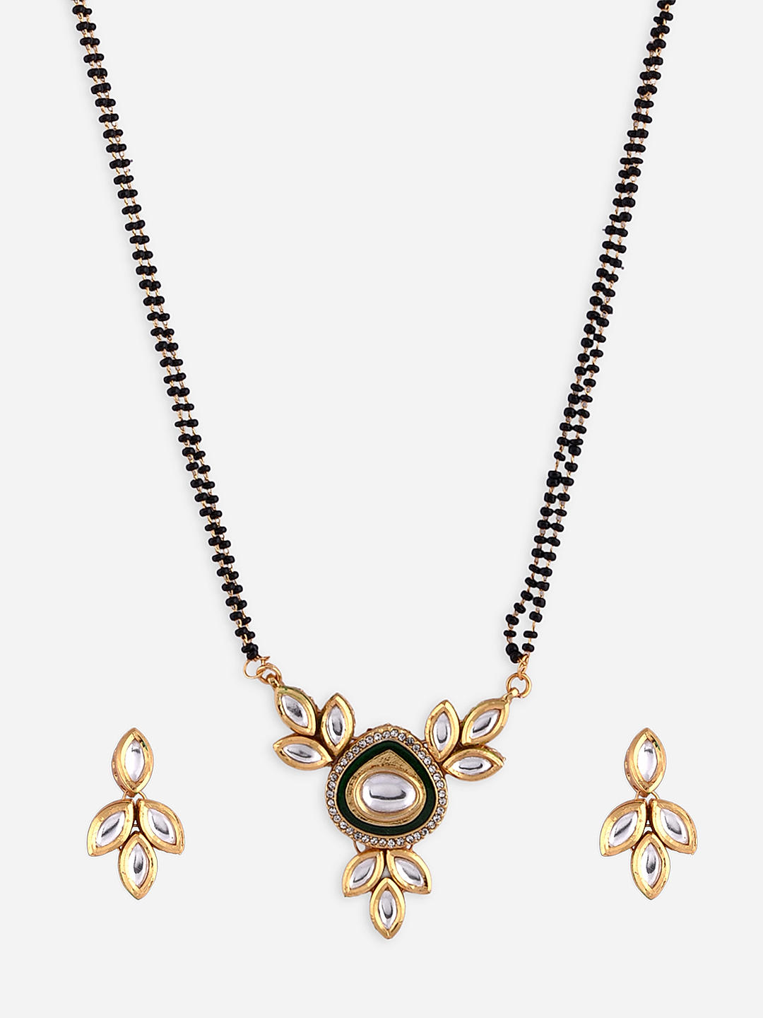 Kundan mangalsutra set hot sale