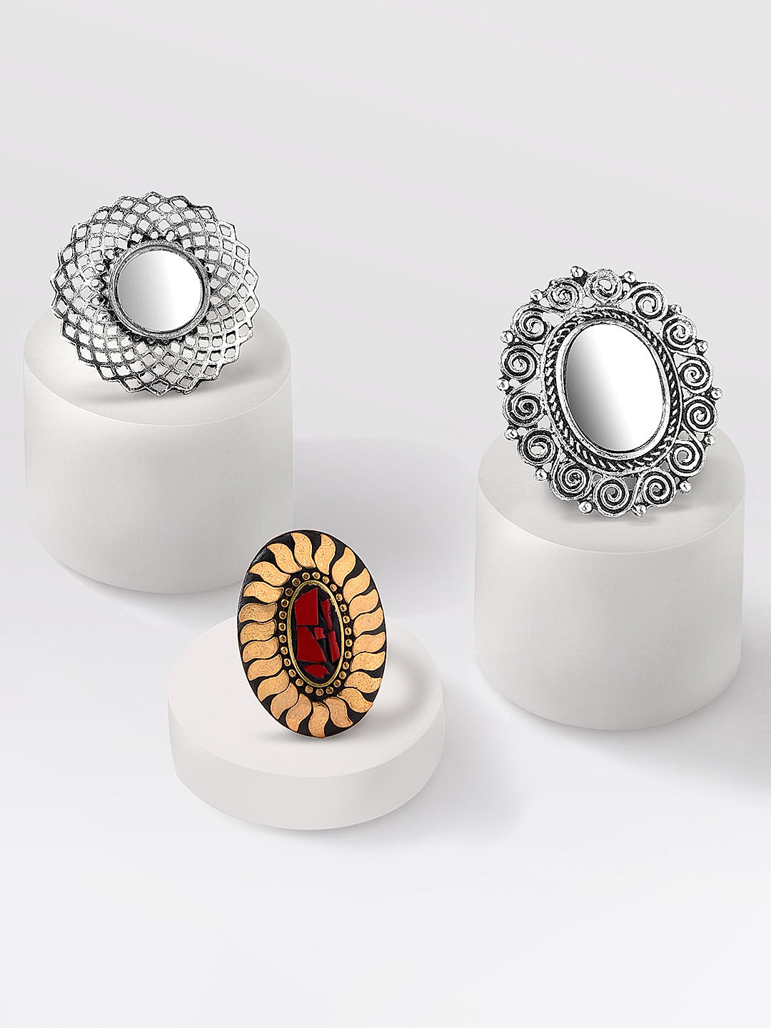Shop Online Fida Ethnic Set Rings Best Price