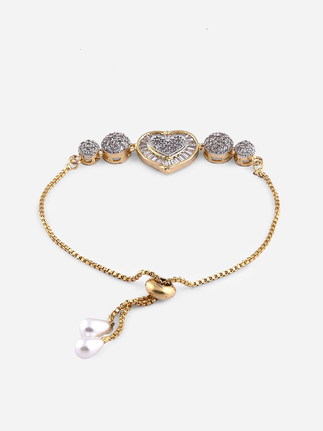 Ladies heart bracelet online