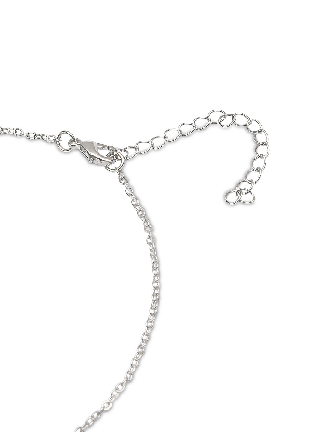 ToniQ Stylish Silver Plated Quirky Necklace for Women