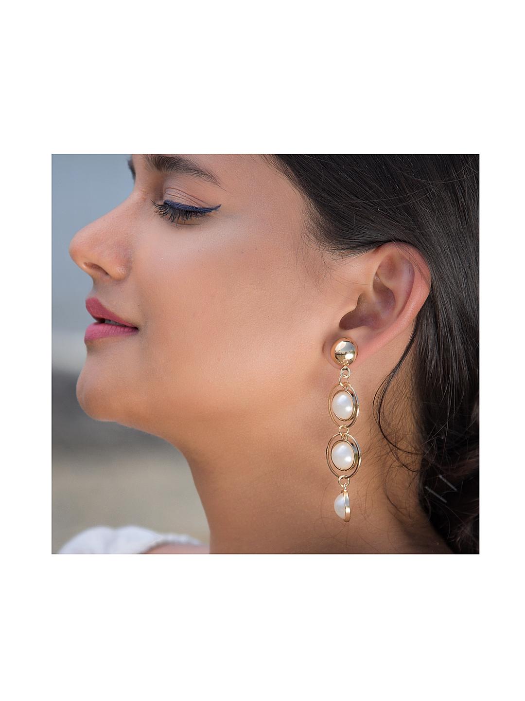Off white brand earrings online