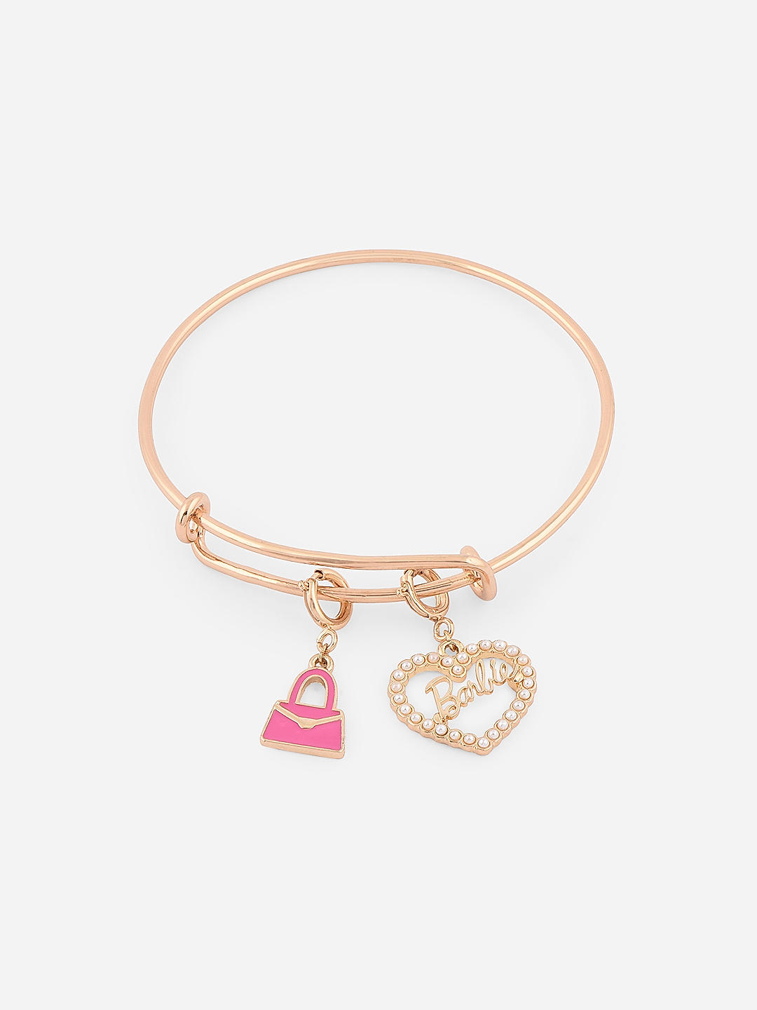 Shop online Barbie TM Limited Edition Pink Enamel Set of 4 Iconic Charm bracelet Best Price