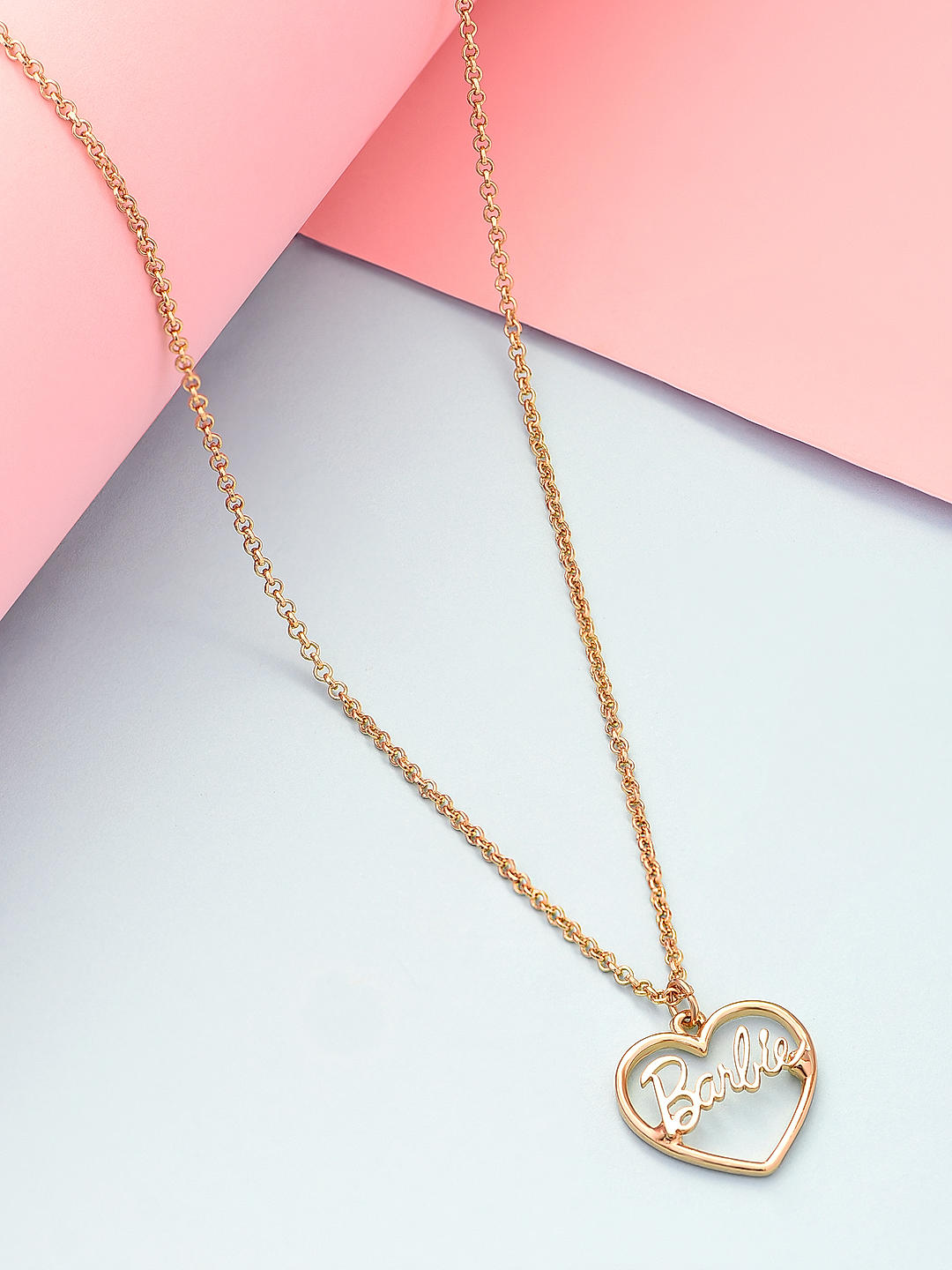 Barbie necklace gold hot sale