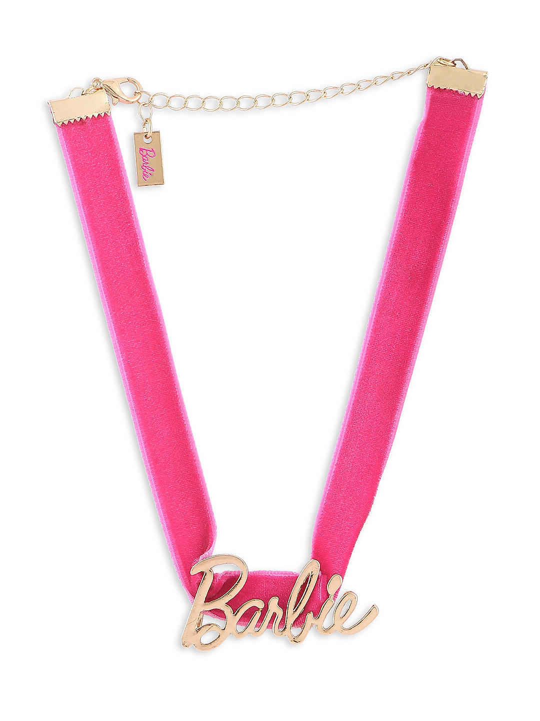 Shop online Barbie TM Limited Edition hot pink velvet choker necklace Best Price