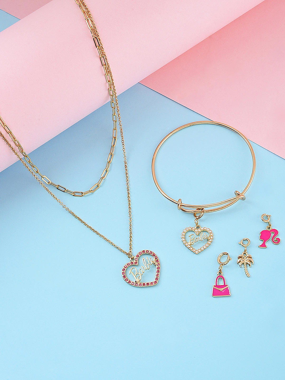 Multi charm necklace store