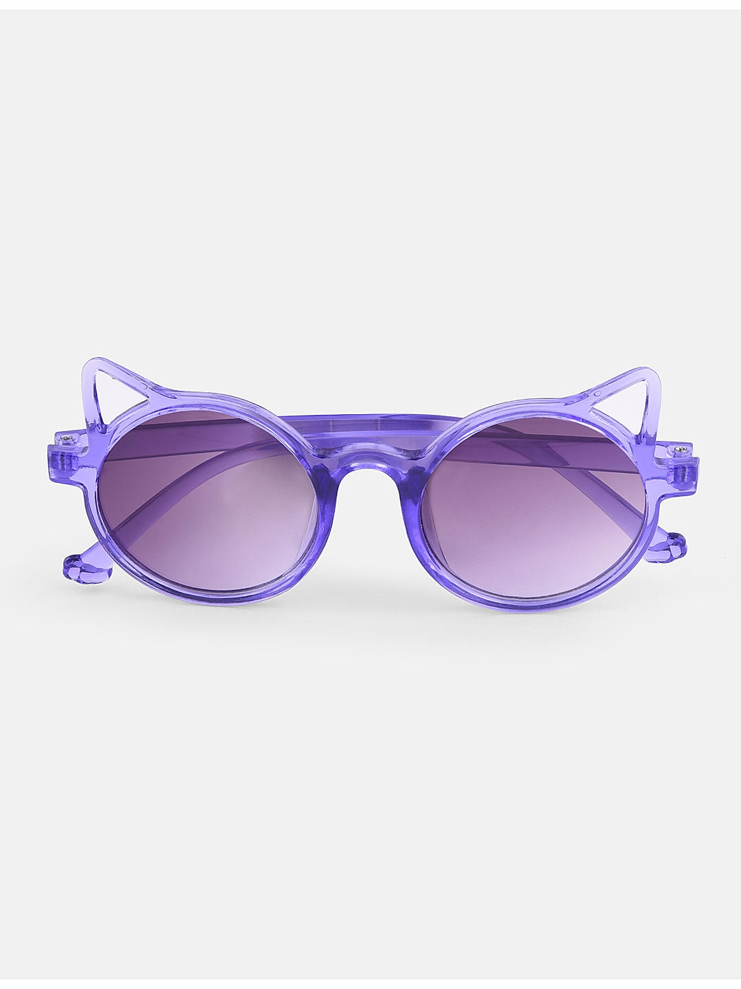 ToniQ Kids Purple Cat Ear Uv Protected Sunglass For Girls