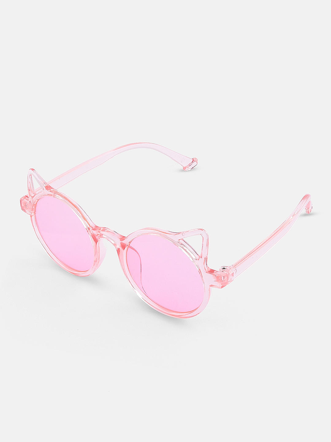 ToniQ Kids Pink Cat Ear Uv Protected Sunglass For Girls