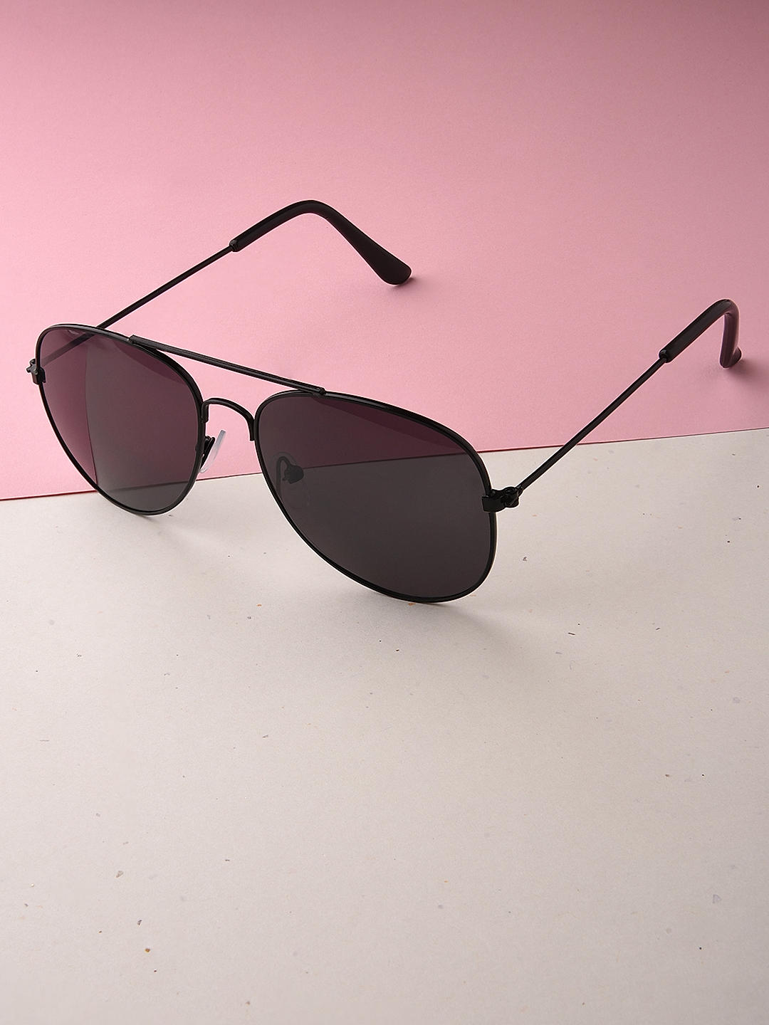 ToniQ Kids Black Aviated Uv Protected Sunglass For Boys